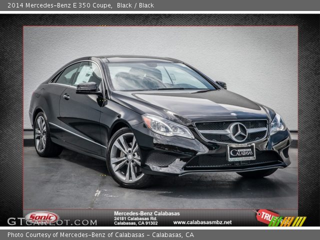 2014 Mercedes-Benz E 350 Coupe in Black