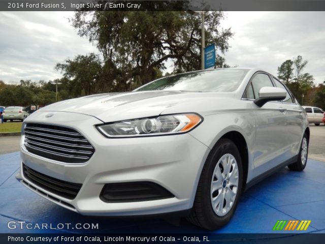 2014 Ford Fusion S in Ingot Silver