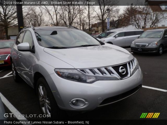 2009 Nissan Murano LE AWD in Brilliant Silver Metallic