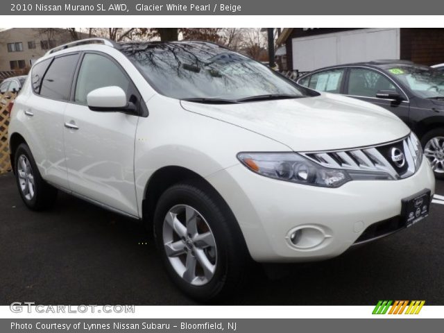 2010 Nissan Murano SL AWD in Glacier White Pearl