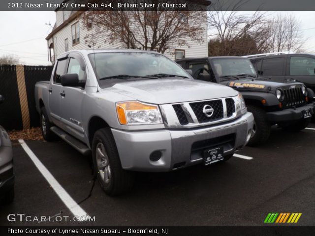 2012 Nissan Titan SV Crew Cab 4x4 in Brilliant Silver