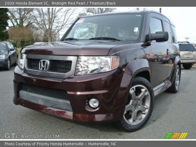 2009 Honda Element SC in Midnight Red Pearl