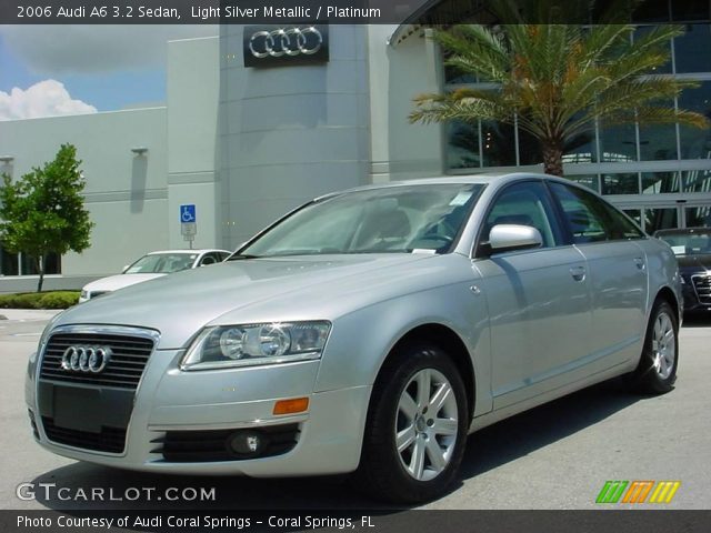 2006 Audi A6 3.2 Sedan in Light Silver Metallic