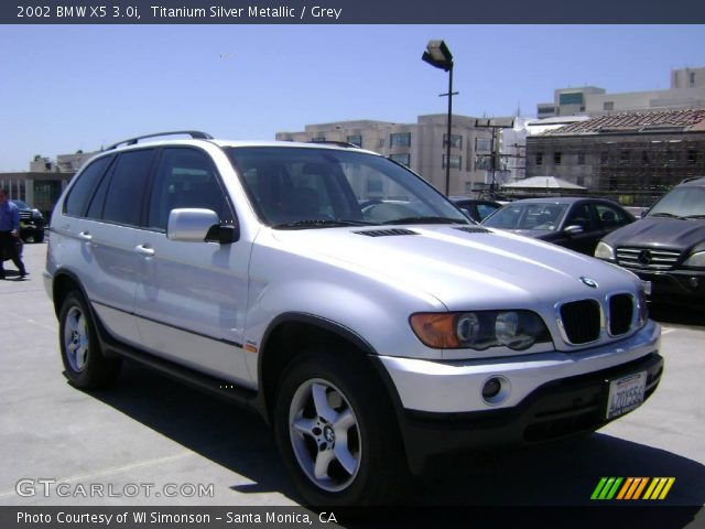 2002 BMW X5 3.0i in Titanium Silver Metallic