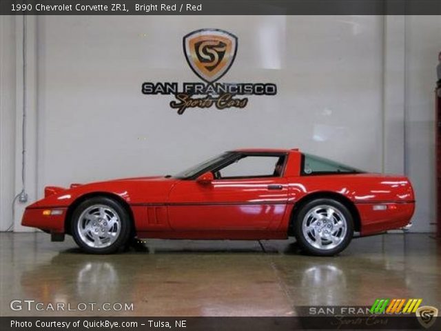 1990 Chevrolet Corvette ZR1 in Bright Red