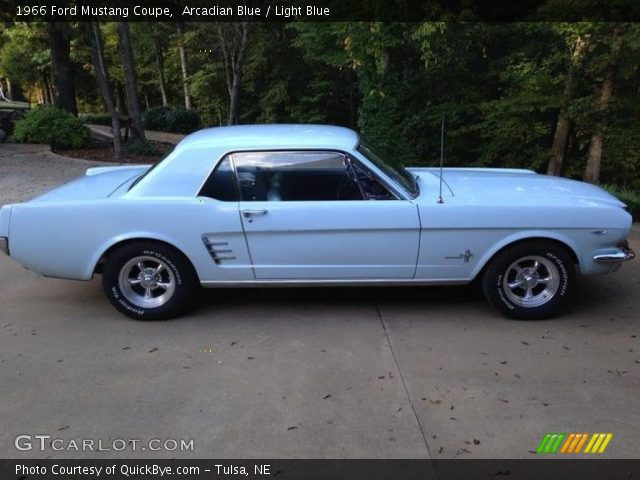 1966 Ford Mustang Coupe in Arcadian Blue