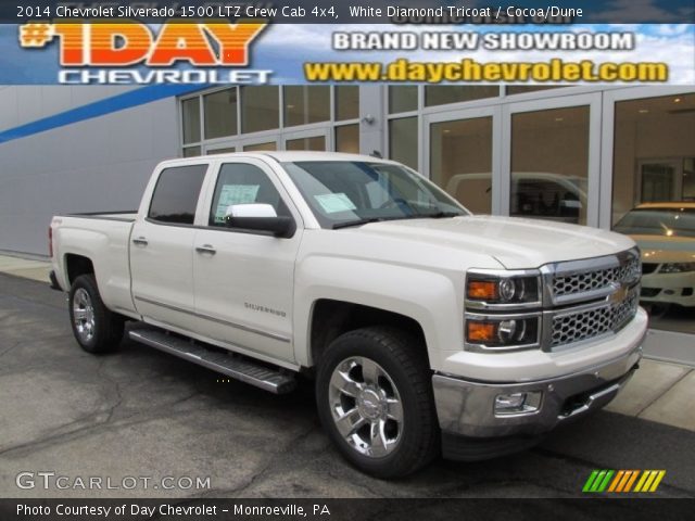 2014 Chevrolet Silverado 1500 LTZ Crew Cab 4x4 in White Diamond Tricoat