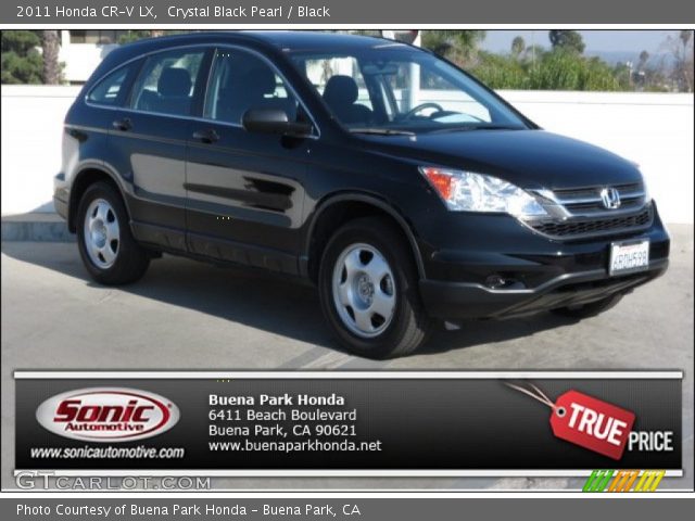 2011 Honda CR-V LX in Crystal Black Pearl