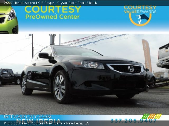 2009 Honda Accord LX-S Coupe in Crystal Black Pearl