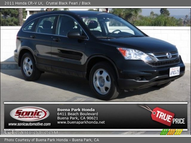 2011 Honda CR-V LX in Crystal Black Pearl