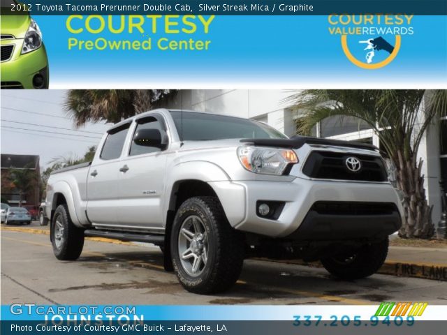 2012 Toyota Tacoma Prerunner Double Cab in Silver Streak Mica