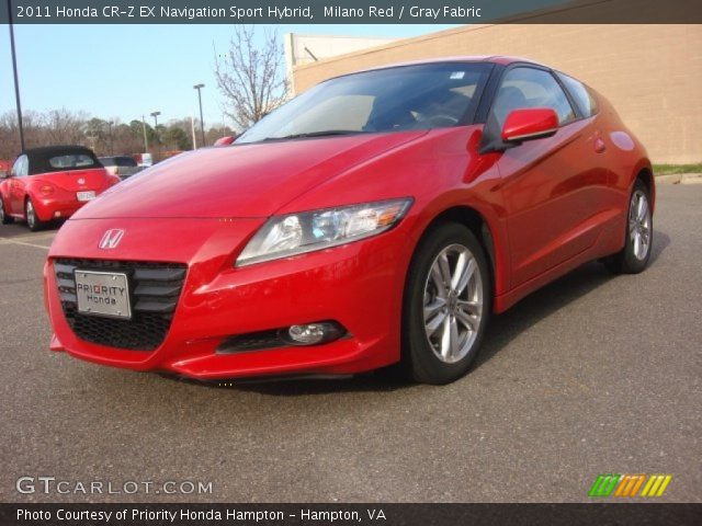 2011 Honda CR-Z EX Navigation Sport Hybrid in Milano Red