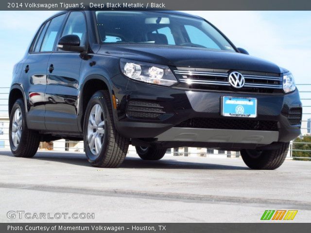 2014 Volkswagen Tiguan S in Deep Black Metallic