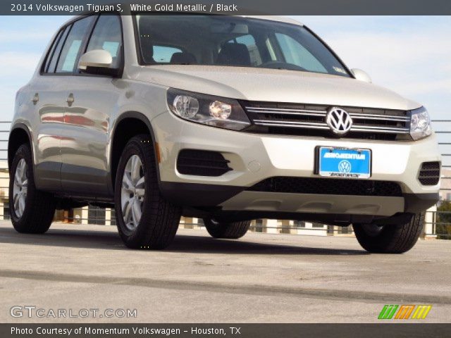 2014 Volkswagen Tiguan S in White Gold Metallic