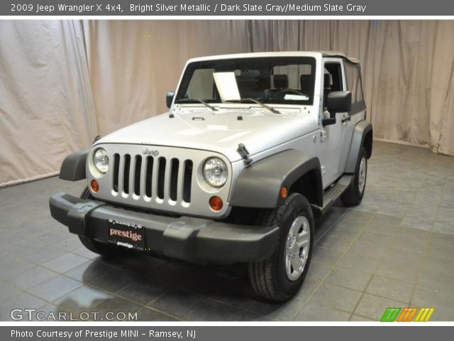2009 Jeep Wrangler X 4x4 in Bright Silver Metallic