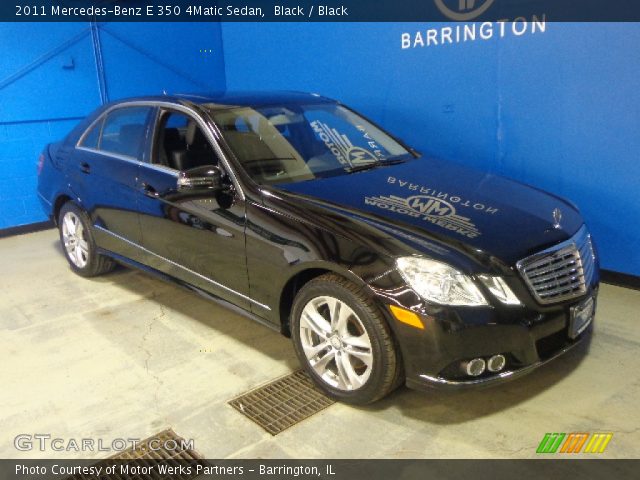 2011 Mercedes-Benz E 350 4Matic Sedan in Black