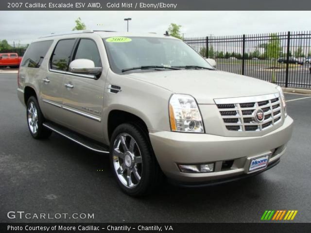 2007 Cadillac Escalade ESV AWD in Gold Mist