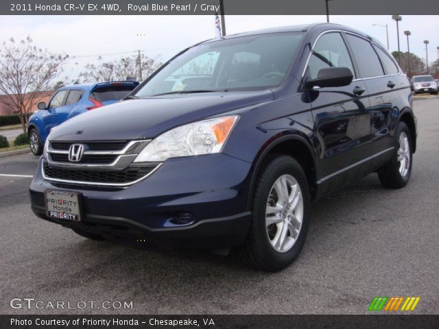 2011 Honda CR-V EX 4WD in Royal Blue Pearl