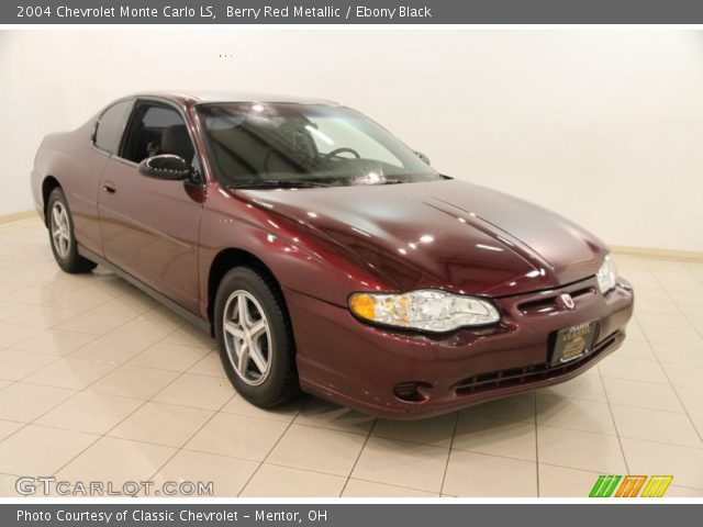 2004 Chevrolet Monte Carlo LS in Berry Red Metallic