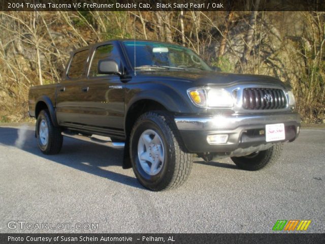 2004 Toyota Tacoma V6 PreRunner Double Cab in Black Sand Pearl