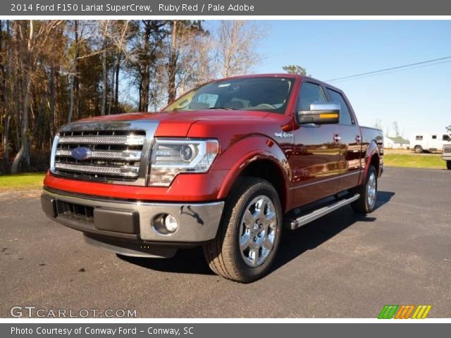 2014 Ford F150 Lariat SuperCrew in Ruby Red