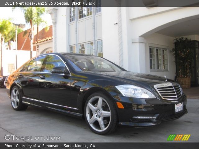 2011 Mercedes-Benz S 550 Sedan in Black