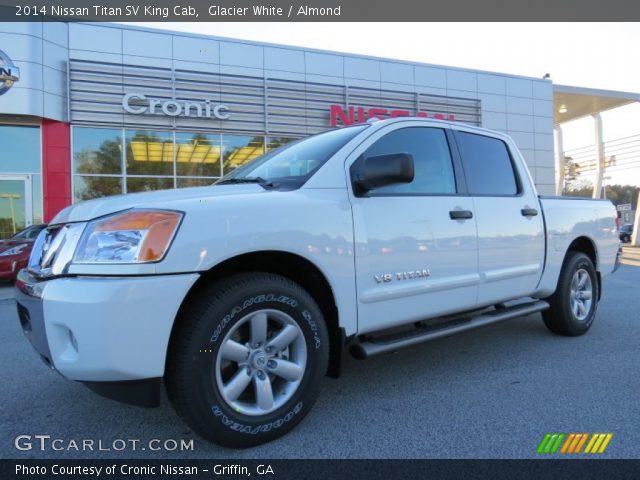 2014 Nissan Titan SV King Cab in Glacier White