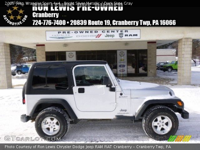 2005 Jeep Wrangler Sport 4x4 in Bright Silver Metallic