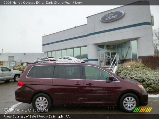 2008 Honda Odyssey EX-L in Dark Cherry Pearl