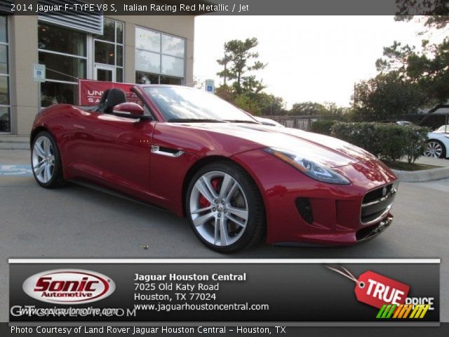 2014 Jaguar F-TYPE V8 S in Italian Racing Red Metallic