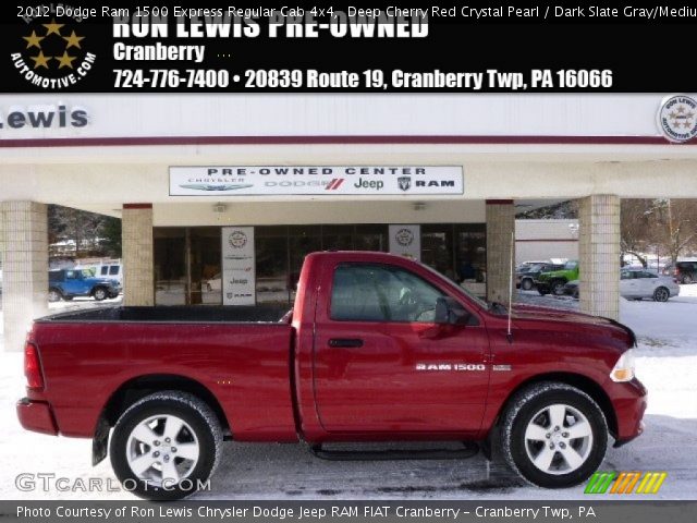 2012 Dodge Ram 1500 Express Regular Cab 4x4 in Deep Cherry Red Crystal Pearl