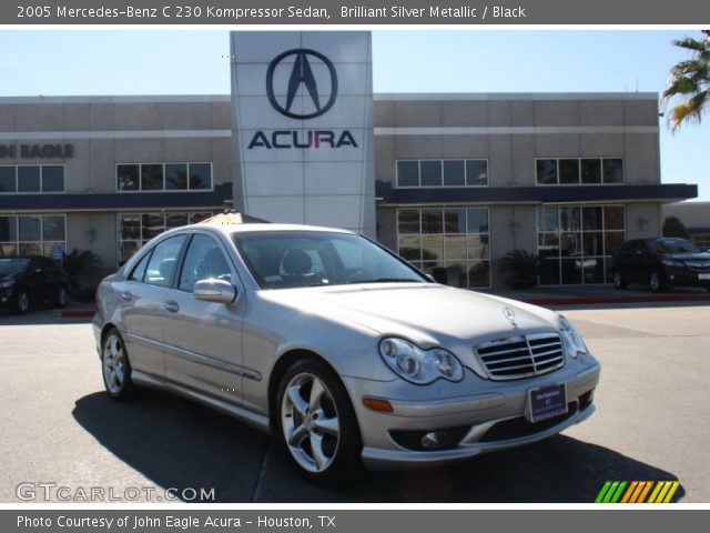 2005 Mercedes-Benz C 230 Kompressor Sedan in Brilliant Silver Metallic