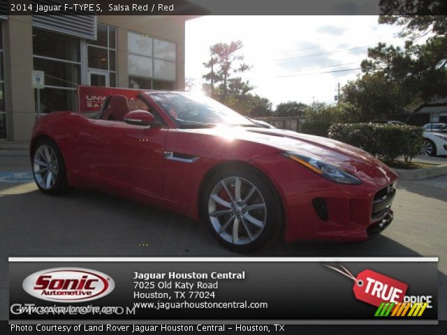 2014 Jaguar F-TYPE S in Salsa Red