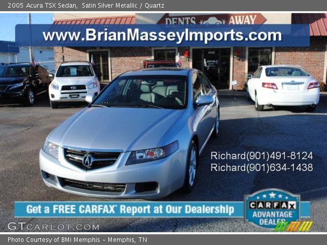 2005 Acura TSX Sedan in Satin Silver Metallic