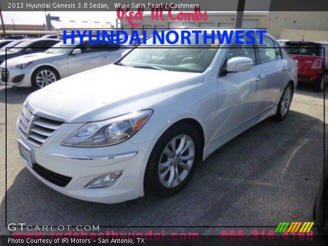 2013 Hyundai Genesis 3.8 Sedan in White Satin Pearl