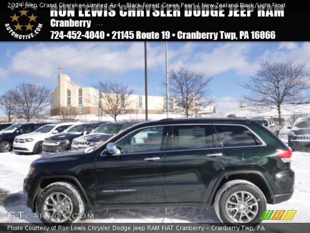 2014 Jeep Grand Cherokee Limited 4x4 in Black Forest Green Pearl