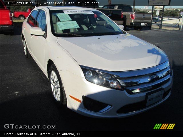 2012 Ford Fusion SEL in White Suede