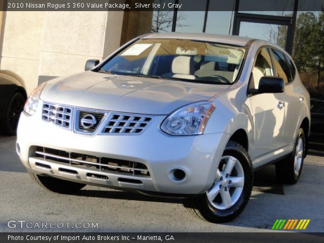 2010 Nissan Rogue S 360 Value Package in Silver Ice