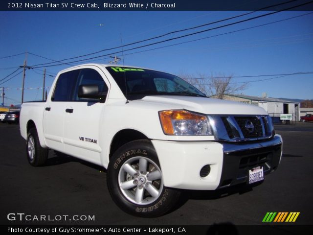 2012 Nissan Titan SV Crew Cab in Blizzard White