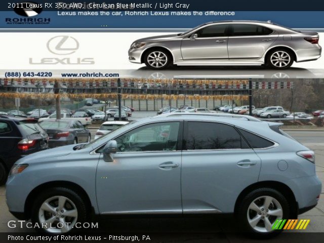 2011 Lexus RX 350 AWD in Cerulean Blue Metallic
