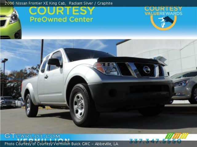 2006 Nissan Frontier XE King Cab in Radiant Silver