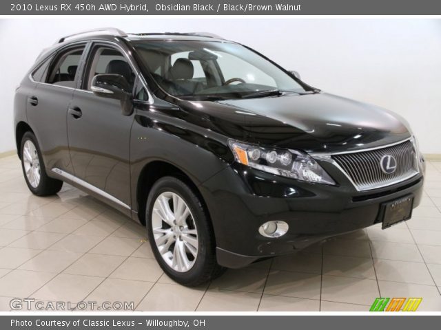 2010 Lexus RX 450h AWD Hybrid in Obsidian Black