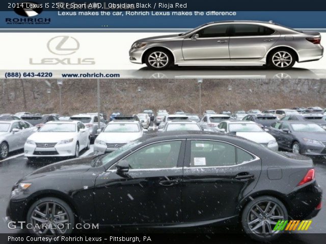 2014 Lexus IS 250 F Sport AWD in Obsidian Black