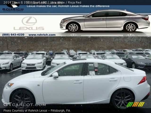 2014 Lexus IS 350 F Sport AWD in Ultra White