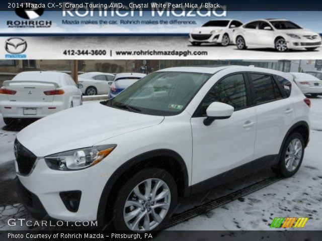 2014 Mazda CX-5 Grand Touring AWD in Crystal White Pearl Mica
