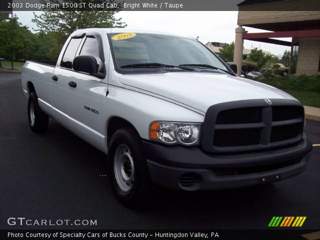 2003 Dodge Ram 1500 ST Quad Cab in Bright White