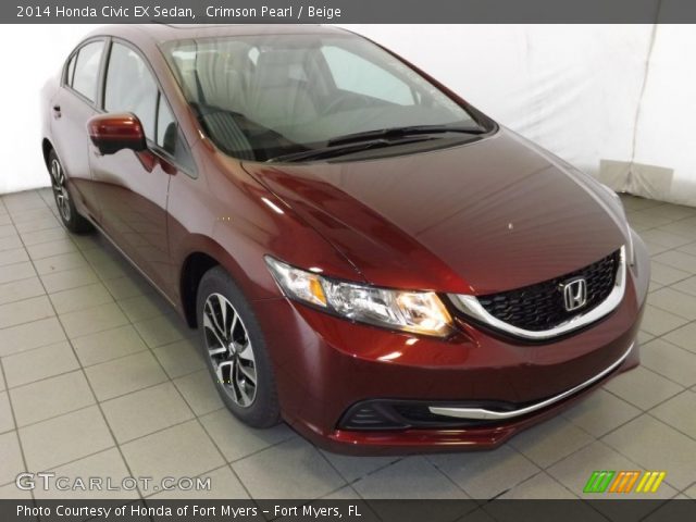 2014 Honda Civic EX Sedan in Crimson Pearl