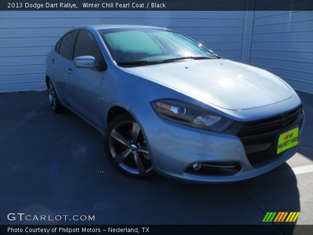 2013 Dodge Dart Rallye in Winter Chill Pearl Coat