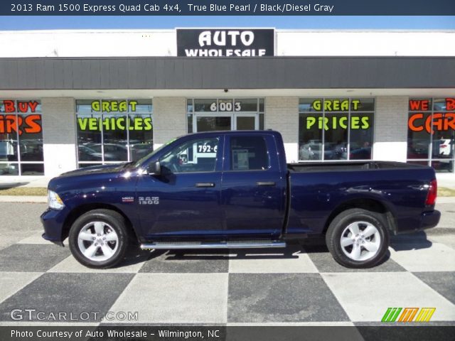 2013 Ram 1500 Express Quad Cab 4x4 in True Blue Pearl