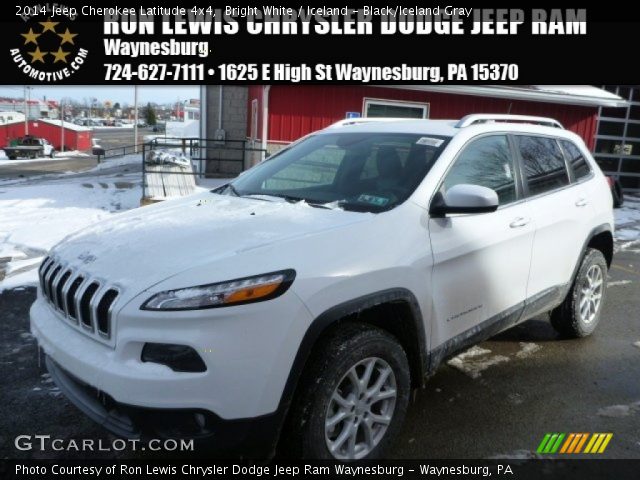 2014 Jeep Cherokee Latitude 4x4 in Bright White